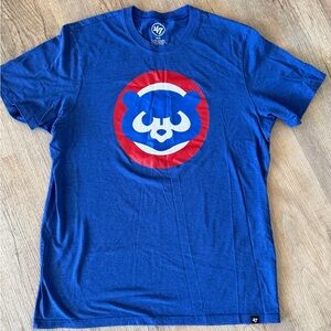 47 Royal Blue Cubs Logo T-Shirt